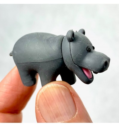 Gomme japonaise "Hippopotame" - Iwako