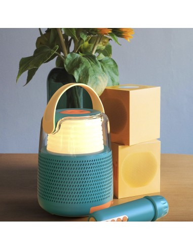 Enceinte et Karaoké Turquoise - Mobility On Board