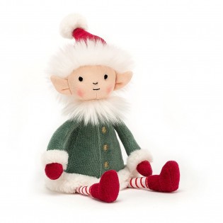 Peluche Leffy Elfe de Noël (S) - Jellycat
