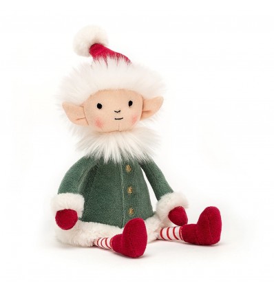 Peluche Leffy Elfe de Noël (S) - Jellycat