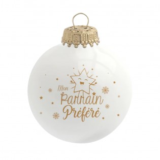 Boule de Noël Mon Parrain Préféré - Baubels