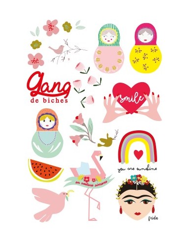 Tatouages temporaires poupées russes - Cité Candide