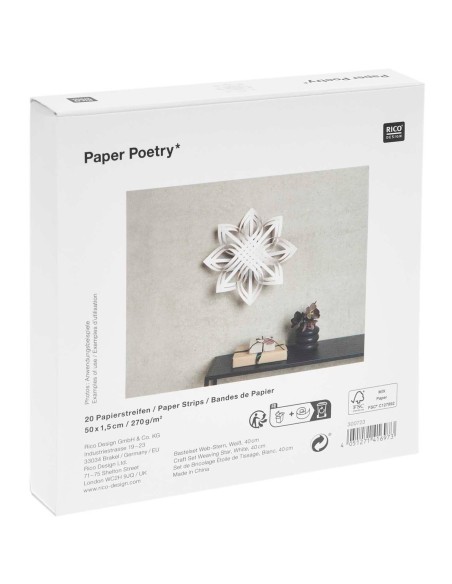 Etoile blanche à fabriquer - Rico Design