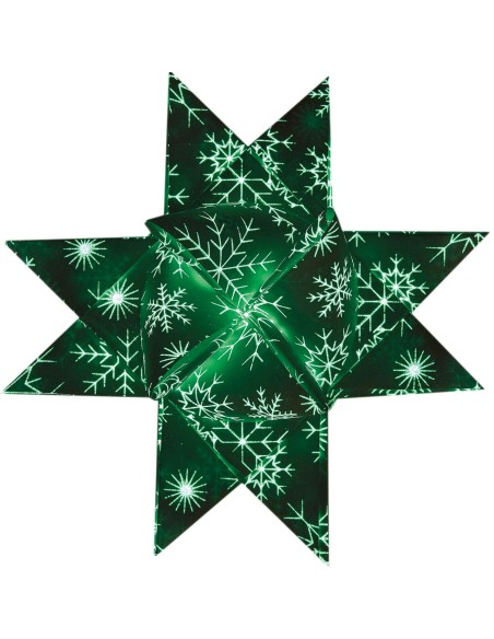 Kit de fabrication 10 étoiles de Fröbel Phosphorescentes - Rico Design