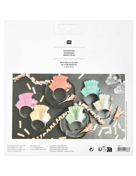 Serre-têtes Happy New Year - Rico Design