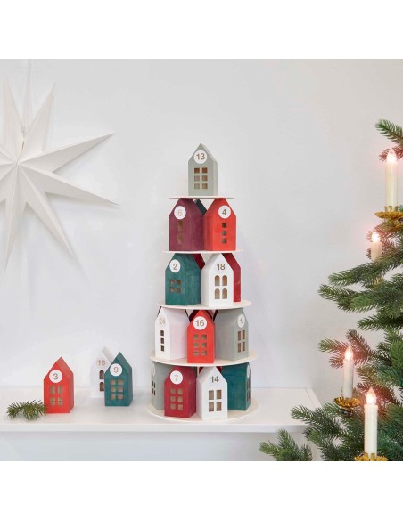 Calendrier de l'Avent Maisons en bois - Rico Design