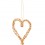 4 décorations coeurs en paille - Rico Design