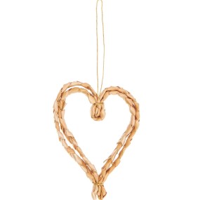 4 décorations coeurs en paille - Rico Design