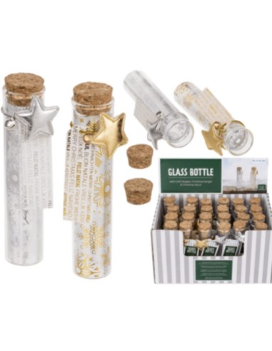 Fiole en verre décoration de Noël - Out Of The Blue