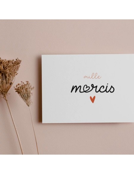 Carte Mille Mercis - My Lovely Thing