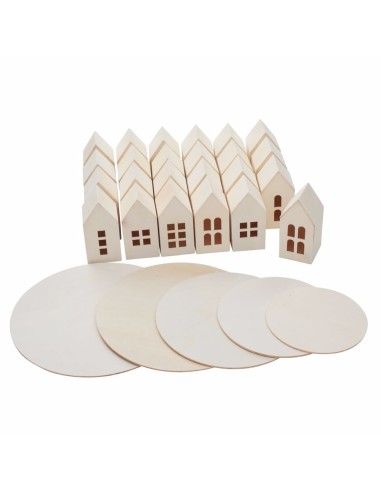 Calendrier de l'Avent Maisons en bois - Rico Design