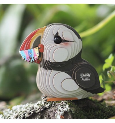 Eugy puzzle Macareux 3D en carton