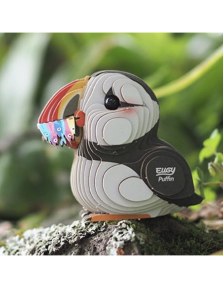 Eugy puzzle Macareux 3D en carton