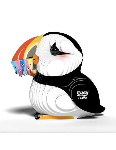 Eugy puzzle Macareux 3D en carton