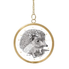 Cadre rond laiton Hérisson (S) - Baubels 2