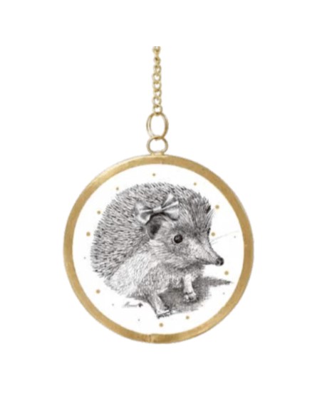 Cadre rond laiton Hérisson (S) - Baubels