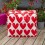 Grand sac de rangement Coeurs rouges - Rex London