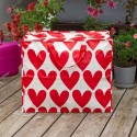 Grand sac de rangement Coeurs rouges - Rex London