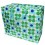 Grand sac de rangement fleurs bleues et vertes - Rex London