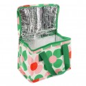 Mini sac isotherme fleurs roses et vertes - Rex