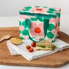 Mini sac isotherme fleurs roses et vertes - Rex
