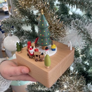 Boite à musique en bois Noël - Protocol