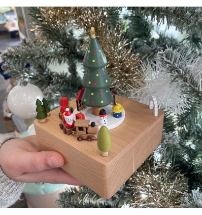 Boite à musique en bois Noël - Protocol
