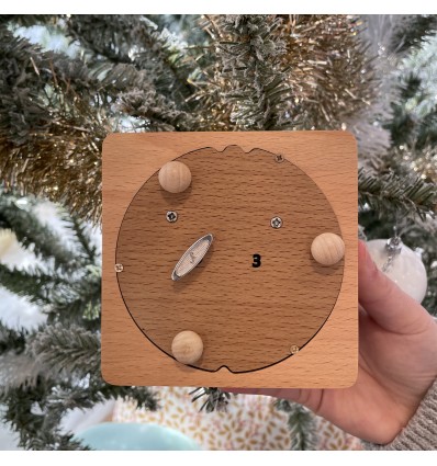 Boite à musique en bois Noël - Protocol
