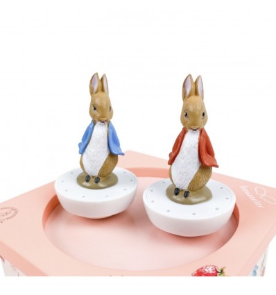 Boîte à musique Pierre Lapin Fraises - Trousselier