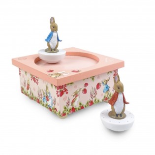 Boîte à musique Pierre Lapin Fraises - Trousselier 2