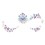 Diamants autocollants pour le visage - DAM