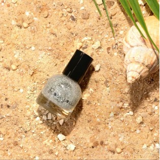 Vernis argenté pelliculable Star avec étui- Rosajou