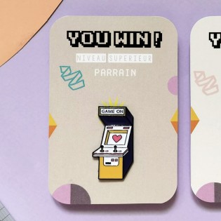 Pin's Parrain Jeu d'arcade - Pamela Loops 2