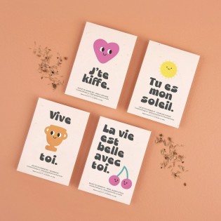 Graines à planter "J'te kiffe" - La Fabrique à Sachets