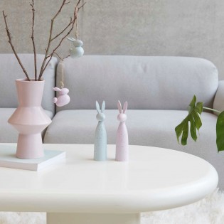 Figurine lièvre lilas - Rico Design