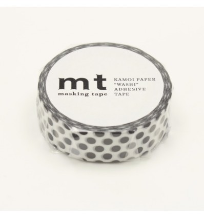 Masking Tape Pois noir