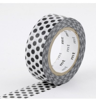 Masking Tape Pois noir