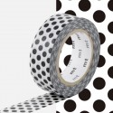Masking Tape Pois noir