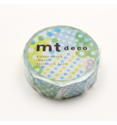 Masking tape Negapoji dot blue