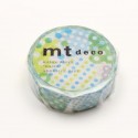 Masking tape Negapoji dot blue