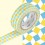 Masking tape square yellow