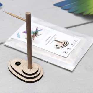Présentoir mural en bois bird perch - Assembli