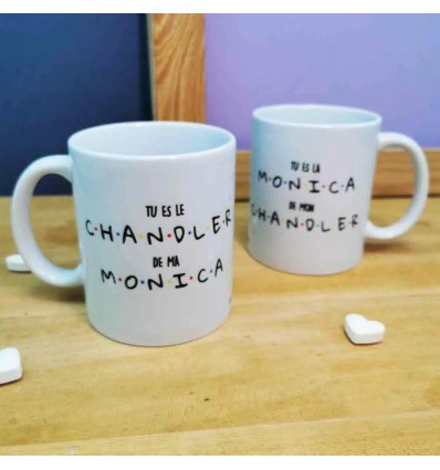Mug "Tu es le Chandler de ma Monica"