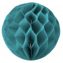 8 petites boules alvéolées Emeraude - Artyfêtes