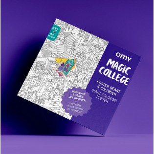 Poster Magic Collège à colorier Omy