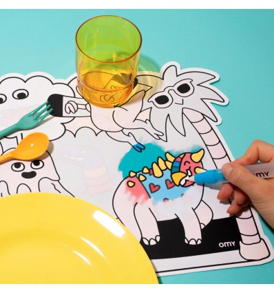 2 sets de table magiques Dinos - OMY