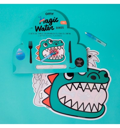 2 sets de table magiques Dinos - OMY