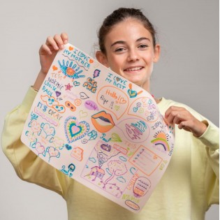 Sous-main silicone Super Teens - Super Petit