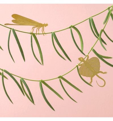 Déco de plante Demoiselle laiton