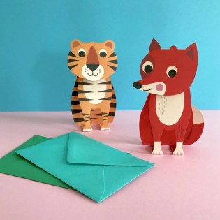 Carte Pop up Tigre Ingela Arrhenius 2